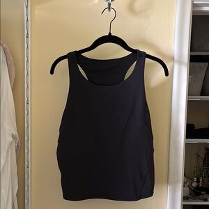 Lululemon Black Sleeveless Tank Top with Built in Bra